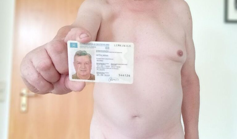 Bernd exposed naked