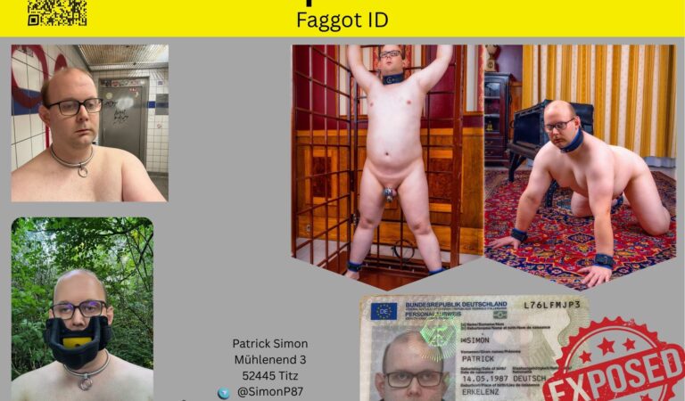 Faggot Patrick Simon