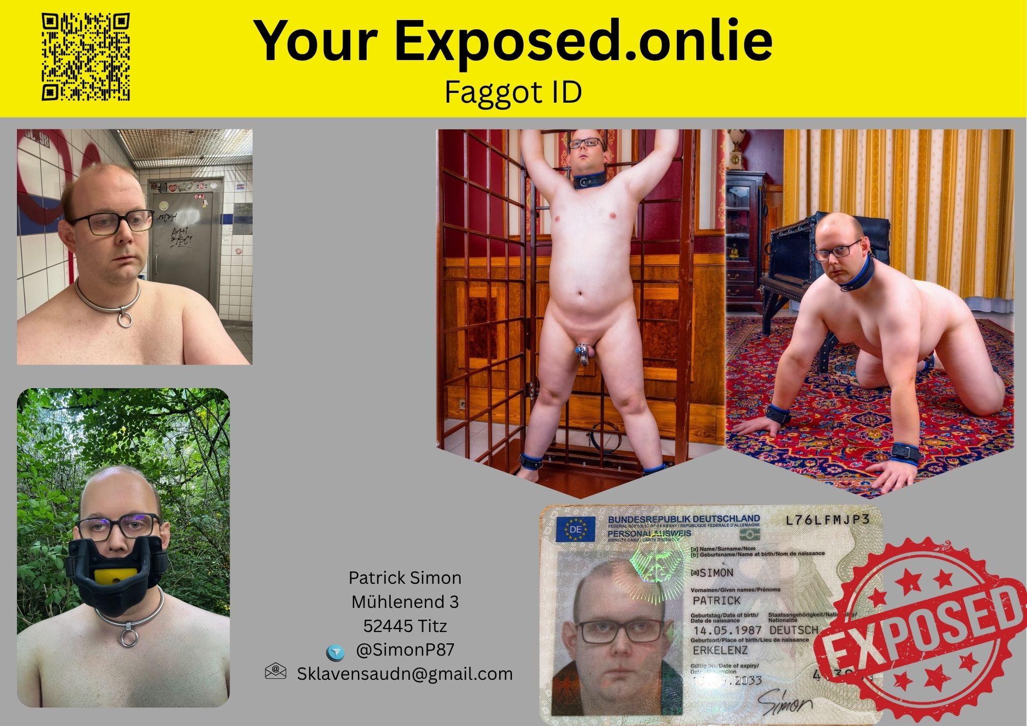 Faggot Patrick Simon